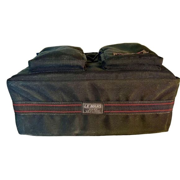 LeMans Diamond Vintage LARGE SLR / DSLR / VIDEO Black Nice Bag Fully Padded - Picture 2 of 15